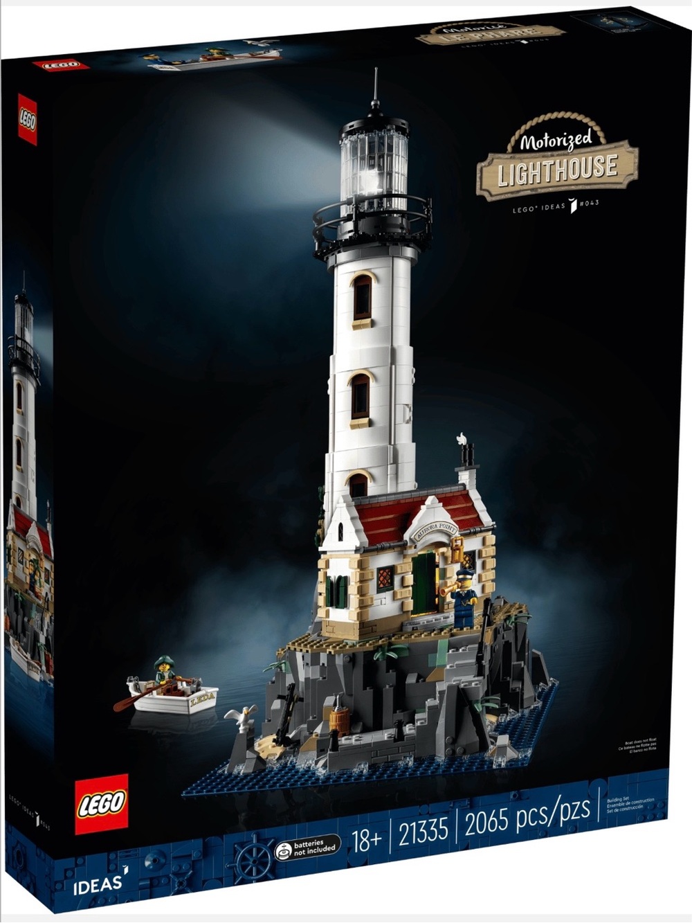 New LEGO Ideas 21335 Motorized Lighthouse Factory Sealed Retired